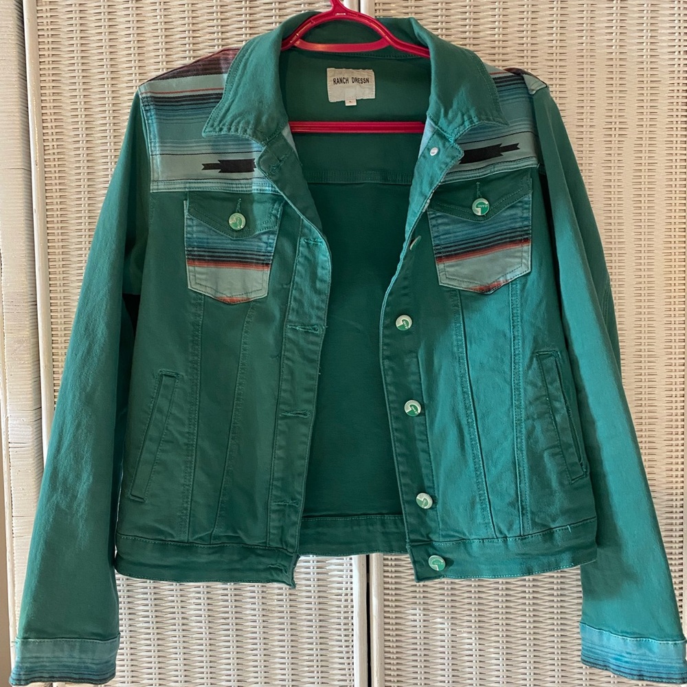 Ranch dressn denim jacket never worn